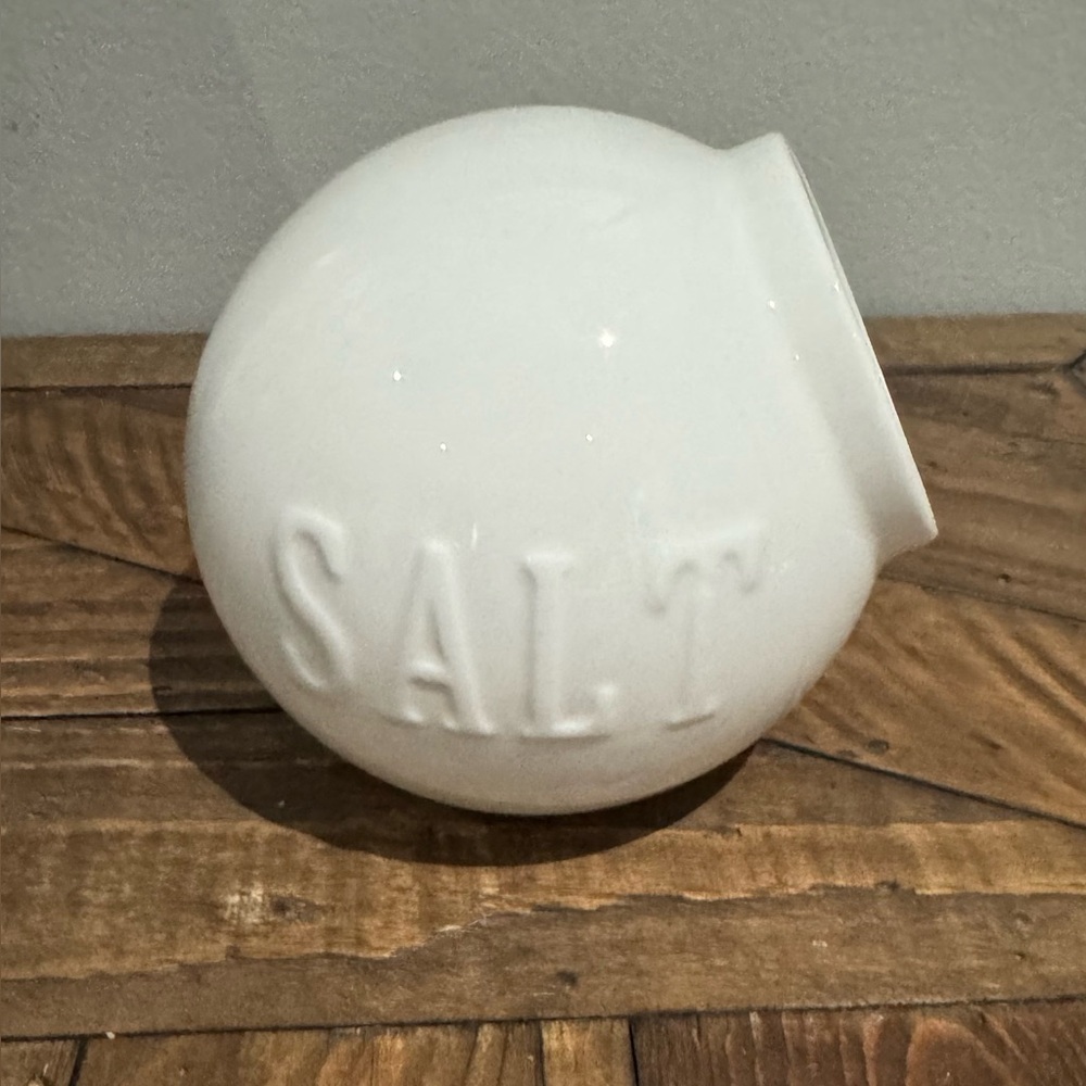 B&B Bread + Butter Porcelain Salt Cellar